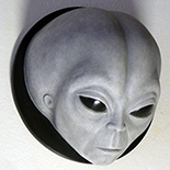 Alien Grey Sculpture