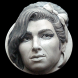 Amy Winehouse Sculpture - Grey