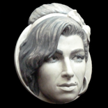 Amy Winehouse Sculpture - Grey