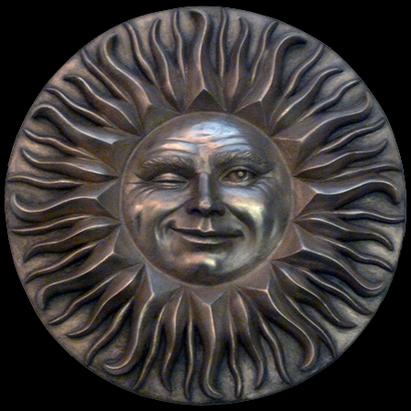 Winkng sun face 2