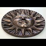Winking Sun Wall Plaque