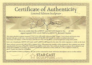 Winking Sun Face Plaque Certificate of Authenticity